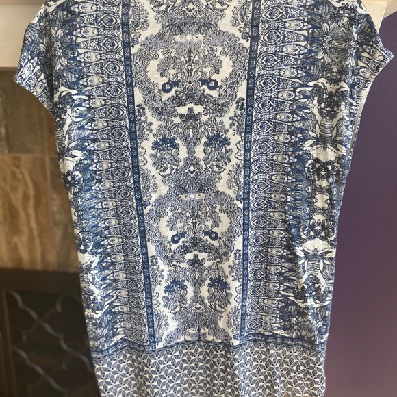 Lucky Brand Tie Front Top Shirt - Picture 6 of 7